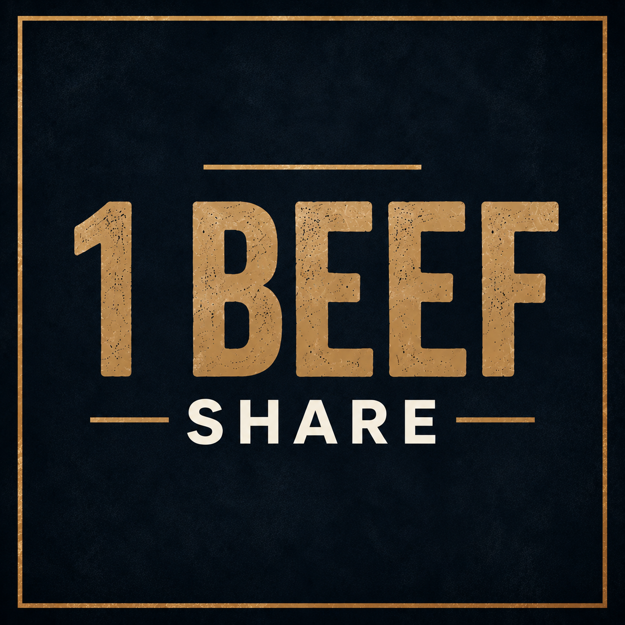 1 Beef Share